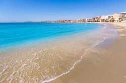 La spiaggia di Ponente ad Aguilas nello stato di Murcia in Spagna.