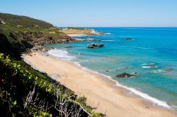 La spiaggia di Portu Maga in Sardegna, Costa Verde