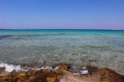 La spiaggia di Punta Pizzo nel Salento, vicino a Gallipoli
