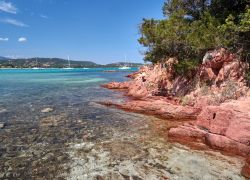 La spiaggia di San Ciprianu vicino a Lecci, Corsica sud-orientale