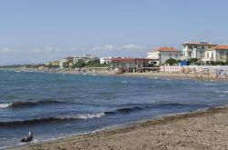 La spiaggia di San Vincenzo in Toscana.