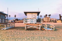 La spiaggia di Venice a Los Angeles in California