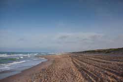 La spiaggia El Saler a Valencia, fotografata poco prima del tramonto in primavera