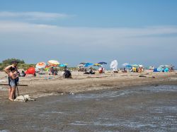 La spiaggia libera di Rosolina Mare in provincia ...