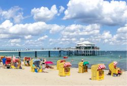 La spiaggia sul Mar Baltico di Timmendorfer Strand, siamo nel nord della Germania