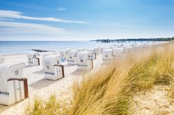 La spiagia attrezzata di Timmendorfer Strand ...