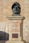 La statua dedicata a Francisco de Orellana nel centro di Trujillo, Spagna. Conquistador spagnolo, prese parte alla colonizzazione delle Americhe.


