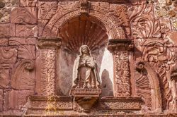 La statua della Madonna nell'Oratorio de San Felipe Neri a San Miguel de Allende, Messico. La chiesa deve il suo nome al fiorentino Filippo Neri.