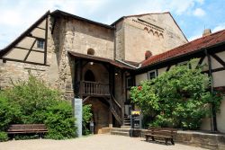 La storica Alte Hofhaltung a Bamberga, Germania: si tratta di un complesso di edifici del XV° secolo dichiarato patrimonio dell'umanità  - © LIUDMILA ERMOLENKO / Shutterstock.com ...