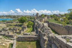 La storica città greca di Chersonesos a Sebastopoli in Crimea, repubblica della Russia