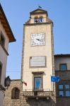 La torre del municipio di VItorchiano, borgo del Lazio in provincia