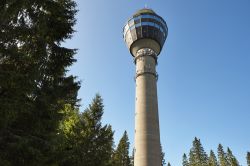 La torre di Kuopio, punto di riferimento della città, Finlandia.

