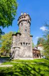 La Torre Madre a Landsberg am Lech, Germania: la Mutterturm ospita oggi un museo con le opere d'arte del pittore Hubert Von Herkomer.
