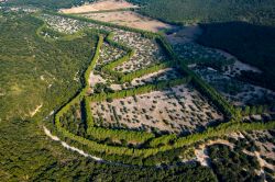 La valle Lanaitho vicino al monte Tiscali nel territorio di Oliena in Sardegna