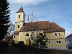 La vecchia chiesa Parrocchiale di Stegersbach in Austria - © Ueb-at - CC BY-SA 3.0, Wikipedia