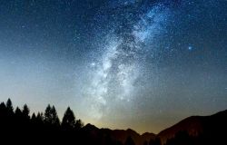 La Via Lattea estiva fotografata nella regione di Foppolo in Lombardia.