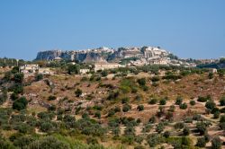 La vista del borgo di Gerace in Calabria