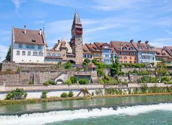 L'antica cittadina di Bremgarten nei pressi di Zurigo, Svizzera.
