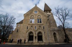 L'austera chiesa presbiteriana di Atlanta, Georgia.



