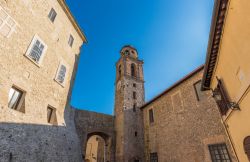 Le antiche case del centro cittadino di Poggio Mirteto nel Lazio, siamo in provincia di Rieti