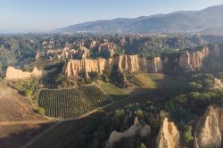 Le Balze, i calanchi di Terranuova Bracciolini nella provincia di Arezzo in Toscana