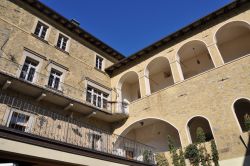 Le storiche Cantine Nino Negri di Chiuro in Valtellina, Lombardia