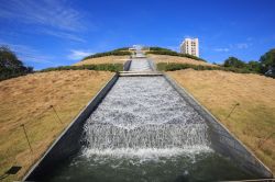 Le cascate d'acqua al McGovern Centennial Gardens di Houston, Texas - © All Stock Photos / Shutterstock.com