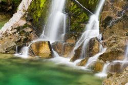 Le cascate del Torrente Torre vicino a Tarcento, sulle Alpi friulane