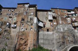 Le case del borgo storico di Zagarolo, nel Lazio