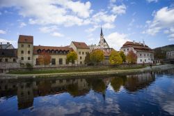 Le storiche case di Cesky Krumlov, Repubblica ...