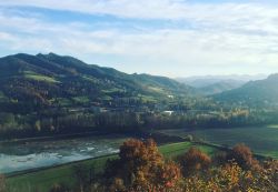 Le coline intorno a Zola Predosa in provincia di Bologna