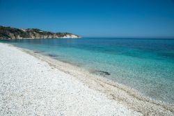 "Le Ghiaie", la bella spiaggia dell'Isola d'Elba vicino a Portoferraio (Toscana).
