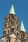Le guglie della cattedrale di Bamberga, una delle più importanti della Germania. E' chiamata anche cattedrale imperiale. 
 