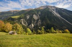 Le montagne di Albula vicino alla località di Schmitten in Svizzera, Canton dei Grigioni