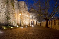 Le mura del castello di Bratislava. Per visitare il castello ci si può spostare a piedi dal centro città con una breve passeggiata di circa quindici minuti, oppure affidarsi ai ...