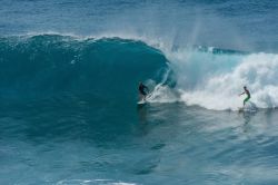 Le onde di Honolua Bay celebre punto per surfisti culla costa nord di Maui, Isole Hawaii. - © Sean Xu / Shutterstock.com