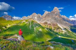 Le Pale di San Martino fotografate da Cimon della Pala vicino a San Martino di Castrozza