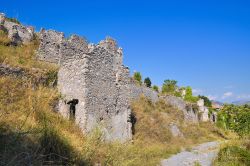 Le rovine del Castello medievale di Maratea in Basilicata