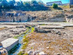 Le rovine delle Terme Romane di Fordongianus in Sardegna