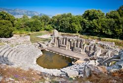 Le rovine di Butrinto vicino a a Saranda nel sud dell'Albania