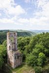 Le rovine di Monterano viste dall'alto, Roma, Lazio.



