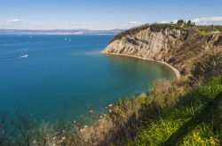 Le scogliere di Strugnano (Strunjan) in Istria, la costa rocciosa della Slovenia