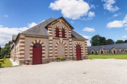 Le scuderie storiche di Haras national de Saint Lo in Francia, oggi museo.
