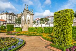 Le siepi dei giardini botanici di Barcelos, distretto di Braga, Portogallo.

