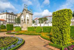 Le siepi dei giardini botanici di Barcelos, distretto di Braga, Portogallo.

