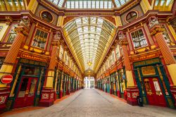 Leadenhall Market di Londra, Inghliterra. E' ...