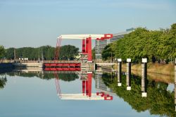 Lo Schroebrug, uno dei ponti di Middelburg, Olanda.
