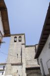 Lo storico villaggio di Burgui in Navarra, Spagna nord-orientale