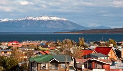 Lo Stretto di Magellano, Puerto Natales, Patagonia. E' il più importante passaggio naturale fra l'Oceano Pacifico e l'Atlantico anche se il transito è considerato difficile ...