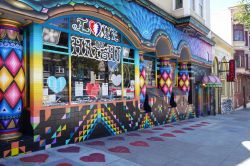 Love on Haight il famoso negozio nel quartiere Haight-Ashbury a San Francisco (USA).
